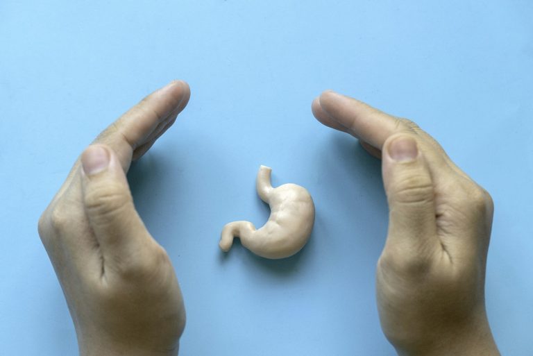 World Digestive Health Day. Concept of gastric cancer screening, stomach and digestive disease